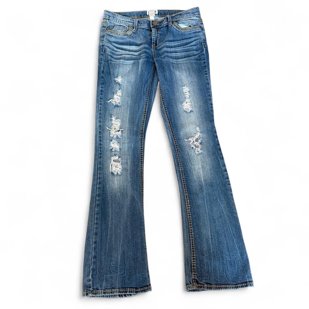 Y2K Mudd Low Rise Distressed Jeans